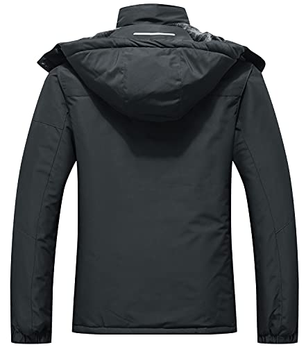 SUOKENI Women's Waterproof Warm Winter Snow Coat Hooded Raincoat Ski Snowboarding Jacket