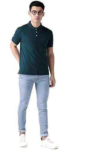Image of CHKOKKO Men's Cotton Regular Fit Half Sleeves Polo T-Shirt