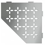 Maße: 75x195x195x75mm Schlüter Shelf (Edelstahl gebürstet)
