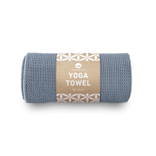 Lotuscrafts® Yoga Handtuch rutschfest für Yogamatte,...
