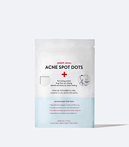 peach slices Acne Spot Dots Facial Treatment - 30 Patches
