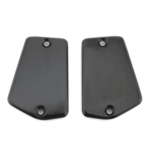 Cnsodo15 1 Pair Aluminum Automotive Replacement Fluid Reservoir Cap Brake Clutch Black For Yamaha Radian 1986-1990