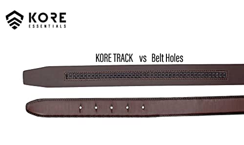 KORE Slim Full-Grain Leather Track Belts | “Impact" alloy buckle3
