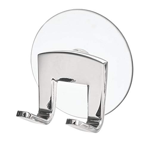 InterDesign Gia scheerhouder met zuignap, chroom - Afbeelding 6