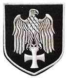 Germany German Luftwaffe Cross Eagle Embroidery Patch Badges Backpack Outdoor Vest DIY Armband Military Applique Emblem Embroidered Badge Tactical Clothes Patches