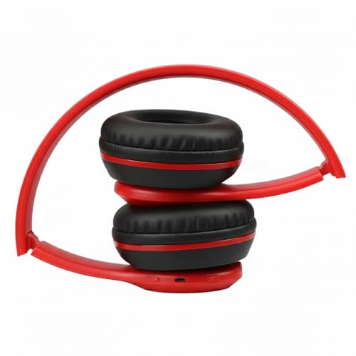 Image of Wireless Bluetooth Headphones with Deep Bass Sound, Foldable Design, Comfortable Cushioned Earpads, Built-in Mic for Music & Calls, Average Battery(1-3 Hours) Backup, Stylish Everyday Use