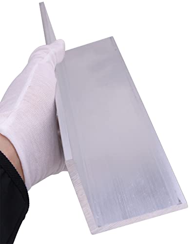 Vernuos 3"X3"X 1/4" Aluminum Angle 6061, 12" Length, T6511 Mill Stock, 1/4" Thick #TOP4
