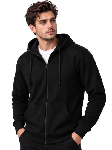 Image of XENOVAURBAN Zipper Hoodie for Men /Women | Unisex fit Cotton Fleece Hooded Sweatshirt - Zipper
