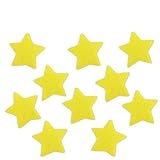 めじるしマーク アイロンシール両用ワッペン 「星 黄色」