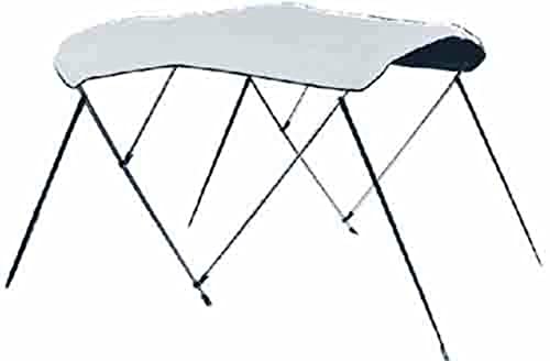Carver Industries 404WV 3 Bow 79In-84In White Vinyl-Bimini Top Made By Carver Covers