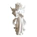 ZSMLB Nordycka rzeźba figurka anioła, amorek różne towary ogród dziedziniec świecznik ozdoby, figurka anioła statuetka kościół żywica ozdoba prezenty