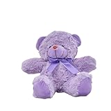Nœud élégant et détails de collection : chaque ours en peluche porte un nœud sur mesure de couleur harmonieuse qui le distingue comme une poupée de collection limitée. Les traits du visage conçus avec soin avec le nez retroussé lui donnent une personnalité unique pour les amateurs de peluches exigeants.