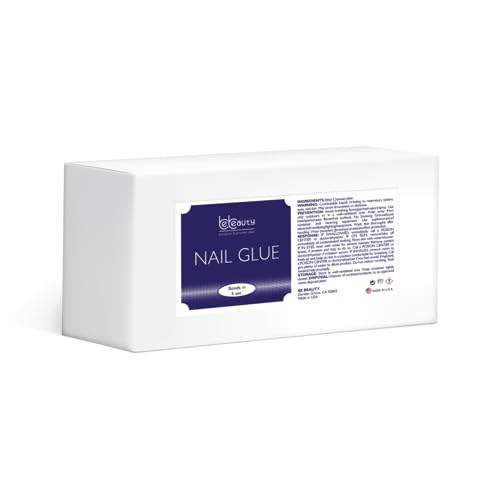 Nail Glue for Acrylic Nails & Nail Tips Fast-Drying, Strong Adhesive Bond for Extensions, Press-Ons & Nail Art by BeBeauty
