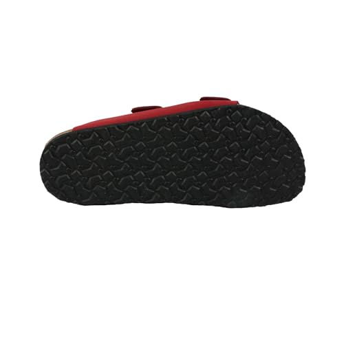 Image of Kids' 100% Genuine Leather Sandals - Comfortable Smart Foam Footbed, Adjustable Straps, Durable Non-Slip Sole and Stylish