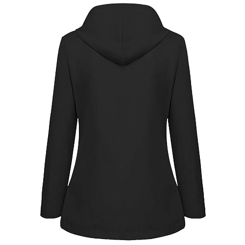 Fleece Lined Raincoat for Women Waterproof Lightweight Zip Up Hooded Jacket Winter Rain Jackets Outdoor Windbreaker2