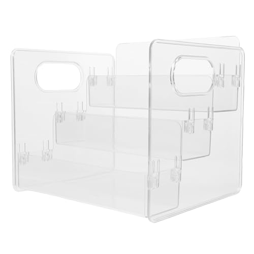 Organisateur transparent en acrylique 3 niveaux pour rangement bouteilles épices
