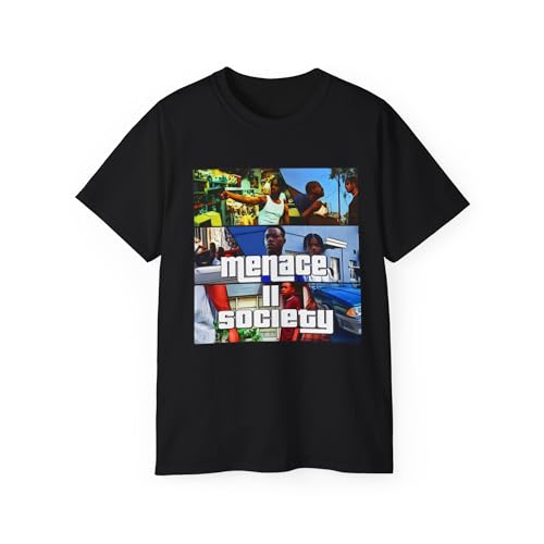 Menace to Society GTA Style Tshirt Black