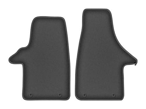 Tapis de sol voiture en velours Durban premium couleur graphite pour Volkswagen Transporter T5