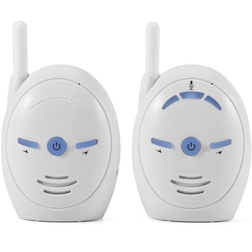 TJK オーディオモニター 赤ちゃんモニター サウンドモニター 音声ベビーモニター 子守り 老人介護見守り 双方向音声通信 デジタル 2wayトーク 軽量 持ち運び便利 家庭用 成人介護 双方通話 内祝い 出産祝い プレゼント