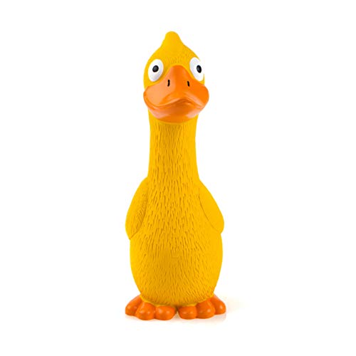 CHIWAVA 2 Pack 7.9 Inch Squeak Latex Dog Toy Yellow Duck Interactive Play for Small Medium Dogs CHIWAVA 2 Pack 7.9 Inch Squeak Latex Dog Toy Yellow Duck Interactive Play for Small Medium Dogs
