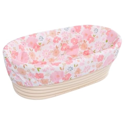 Bread Proofing Baskets10 inch Oval Shaped Dough Proofing Bowls w/Liners Perfect for Professional & Home Sourdough Bread Baking Cover