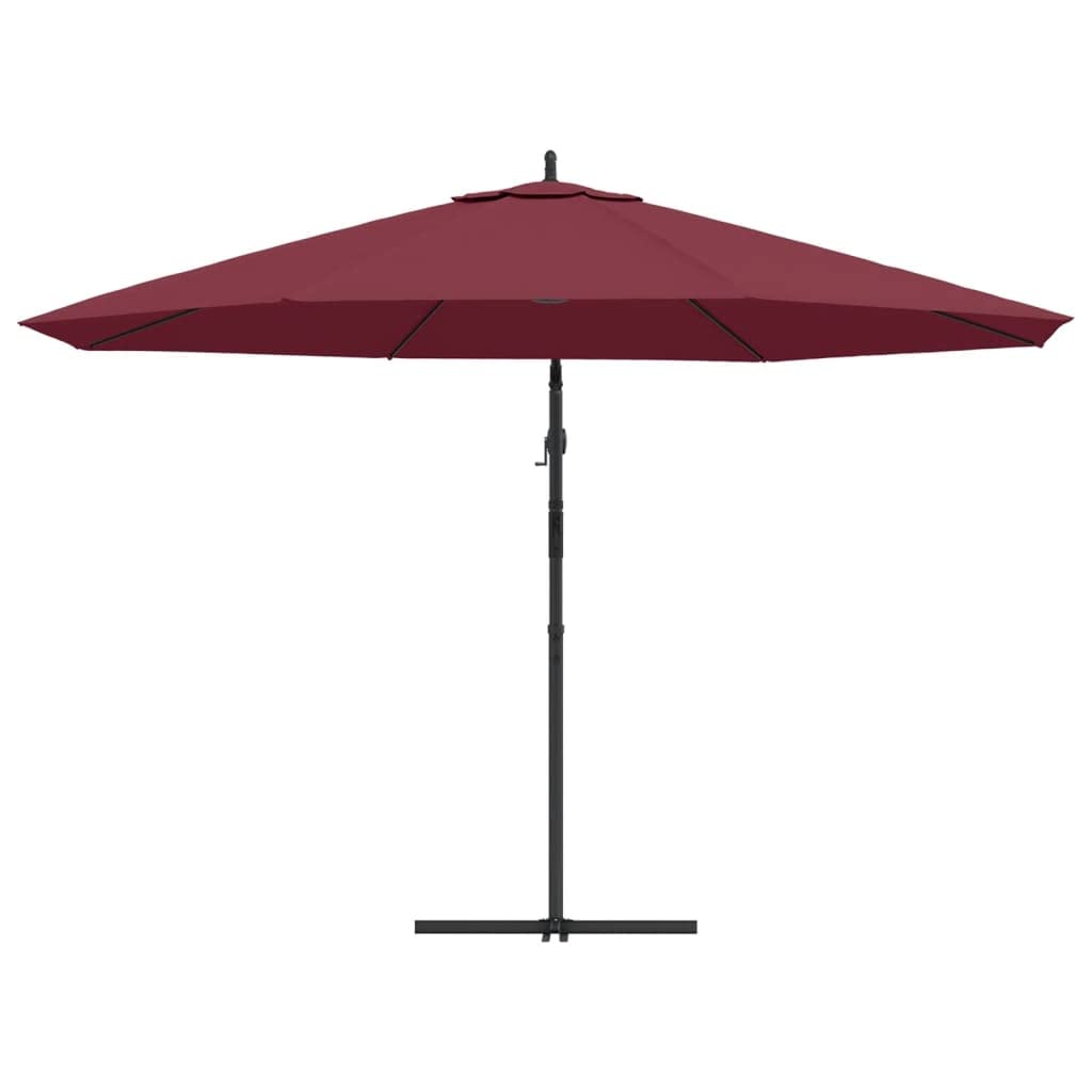 Parasol ogrodowy parasol przeciwsłoneczny do roślin, z wolnym ramieniem, 3,5 m, zielony