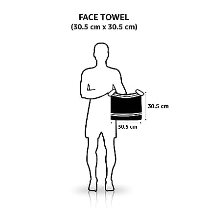 Image of Cotton Small Size Towel Set /Rumal /Face Towel | Extra Soft and Super Absorbent Handkerchieves for Women's Set of 6 (11 inch x 11 inch) Multicolor