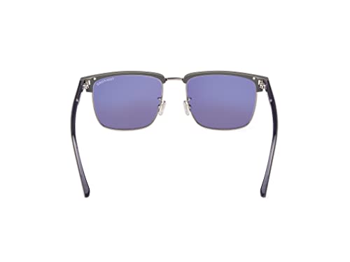 Image of Tom Ford HUDSON-02 FT 0997-H Grey /Blue 55 /18 /145 men Sunglasses