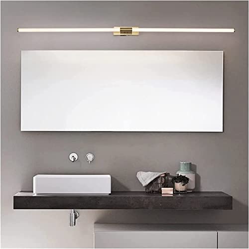 Aplique de pared moderno chapado oro de 152cm con iluminación LED 3