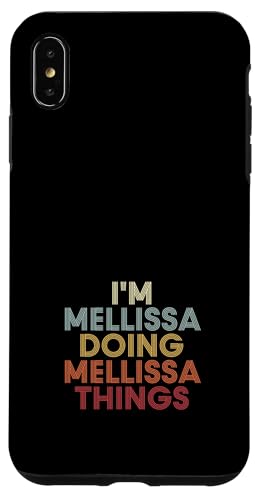 Mellissa Name Mellissa Personalized Name First Given �X�}�z�P�[�X iPhone XS Max �p