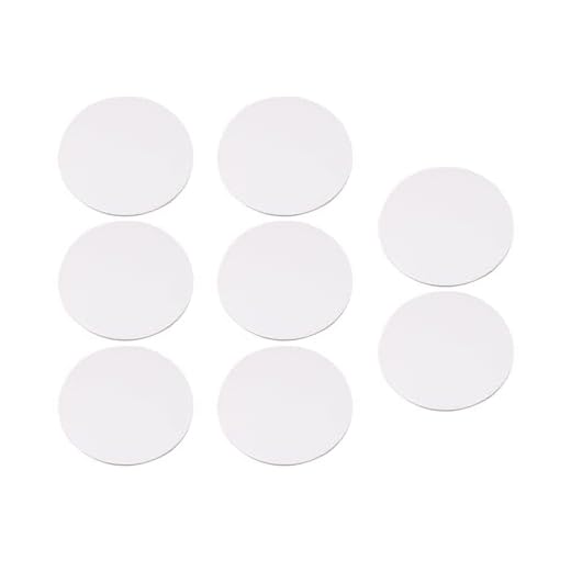 Healifty - Juego de 8 paneles redondos de lona, para pintar dibujo, decoración del hogar, 10 cm