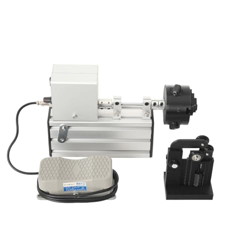 Máquina de bobinado para secado de epoxi con velocidad variable de 0-300 rpm e interruptor 2