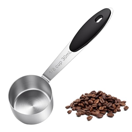 Cuchara medidora 2 cucharadas 30 ml acero inoxidable con mango miniatura 1