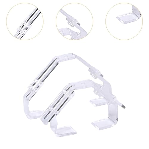 Image of 2X Aquarium Light Bracket Mount Clips for Aquatic Plants Aquariums Saltwater