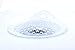SlipX Solutions Clear Water Drop Hair Catcher Keeps Hair Out of Drains to Prevent Clogs (Fits Standard Drains, No Tools Required, 5 Inch Diameter)