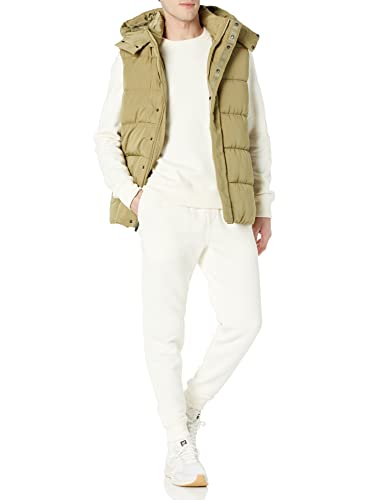 Image of Amazon Essentials Men's Relaxed-Fit Water Repellent Recycled Polyester Hooded Puffer Vest (Previously Amazon Aware)