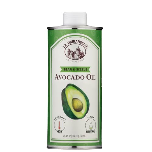 La Tourangelle Sear & Sizzle Refined Avocado Oil, for High Heat, 25.4 fl oz