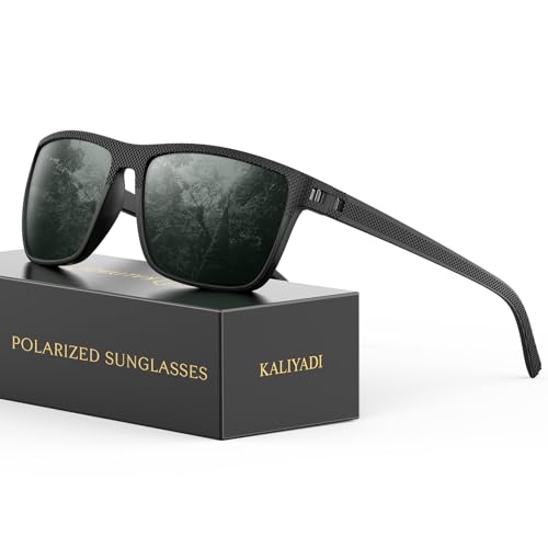 Image of KALIYADI Mens-Sunglasses Polarized Sunglasses Men: Classic Sun Glasses with UV400 Protection for Driving Fishing Golf