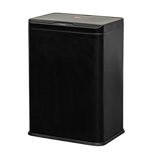 センサー開閉式2分別ダストボックス50L ブラック SG-03BK
