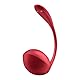 Satisfyer, Vibrator, Bluetooth Slipvibrator, Shiny Petal Connect App, 11 cm, wasserdicht (IPX7), flexibler Draht, tragbarer Vibrator, wiederaufladbar