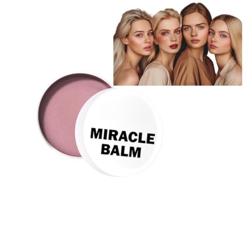 Base de maquillaje Red Blush Miracle Balm para un look de club: bálsamo hidratante para el rostro con efecto de brillo labial, ideal para niñas, mujeres, bailarinas y entusiastas del maquillaje.