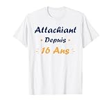 Humour 16 ans Homme amour. Cadeau Anniversaire 16 ans garçon Humour Ado. Idéal pour garçons attachiants depuis 16 ans