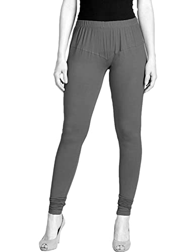 Churidar leggings de algodón extra largos con efecto fruncido para entrenamiento 2