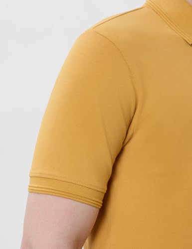 Image of Symbol Premium Men's Cotton Stretch Solid Polo T-Shirt (Regular Fit | Pique Knit)