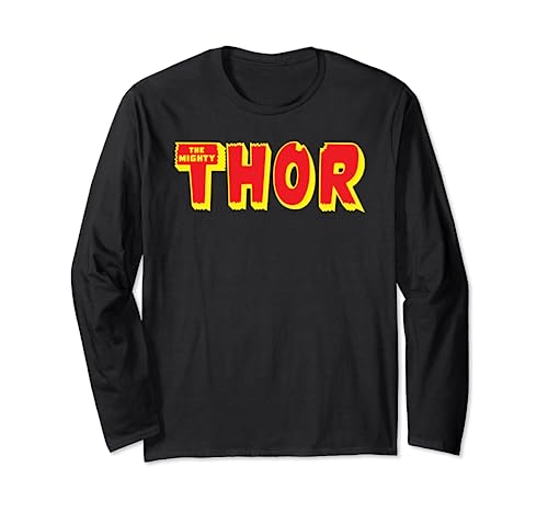 Marvel The Mighty Thor t-shirt manches longues idéal pour soirée cinéma