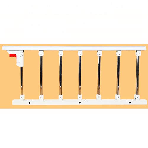 ZBBGTJK Barandilla de Seguridad para Cama con asa, barandilla Plegable para Personas Mayores y Ancianos, Apta para Camas médicas, Camas Individuales y Camas Dobles (Color: 8 cm, Tamaño: 102 cm × 50