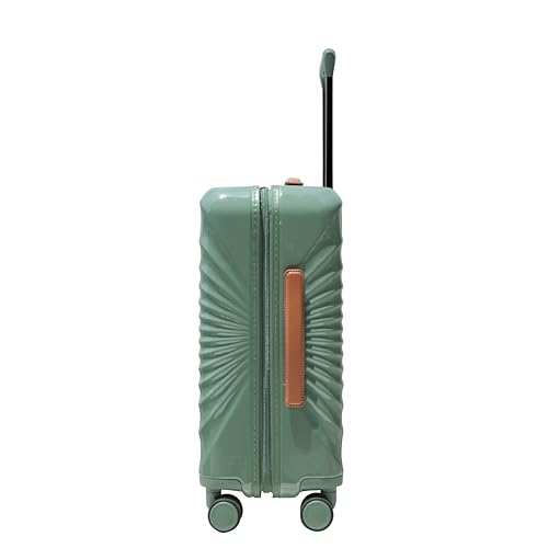 Lightweight 20" Carry-On Luggage with USB Port and Wheel Lock, Spacious Interior, Green3