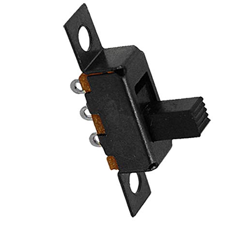 Aexit 10 Pcs Networking Products SS12F26 Single Pole Double Throw 0.5A 50V DC Vertical Switches Slide Switch