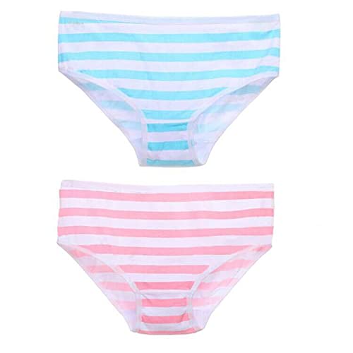 Image of Striped Cotton Pouch Panties Underwear for Women Men Pack of 2