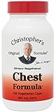 Christopher's Original Formulas Chest Formula – Whole-Herb Immune Support for Cold & Flu Seasons, 460 mg, 100 Vegetarian Capsules